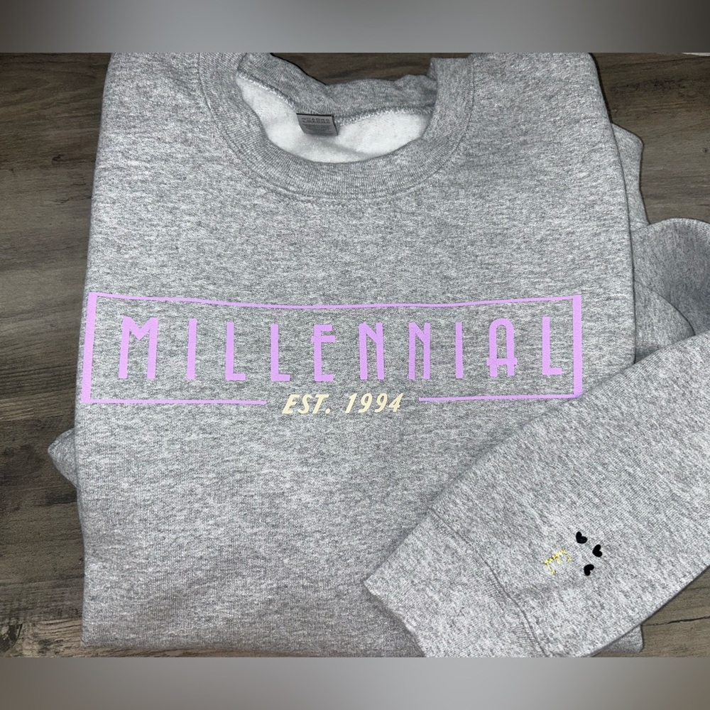 Front & Back Millennial Sweater - Picture 2 of 2